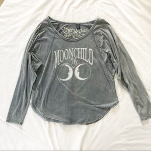 Gypsy Heart Tops - Gypsy Heart | Long sleeve "Moonchild 76" shirt Gypsy Heart Tops - Gypsy Heart | Long sleeve "Moonchild 76" shirt